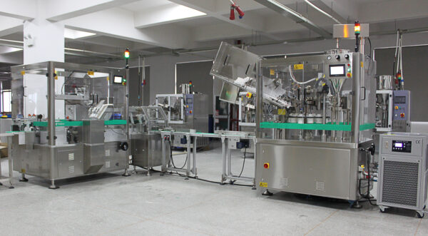 automatic tube filling via a tube maker automatic tube filling via a tube maker