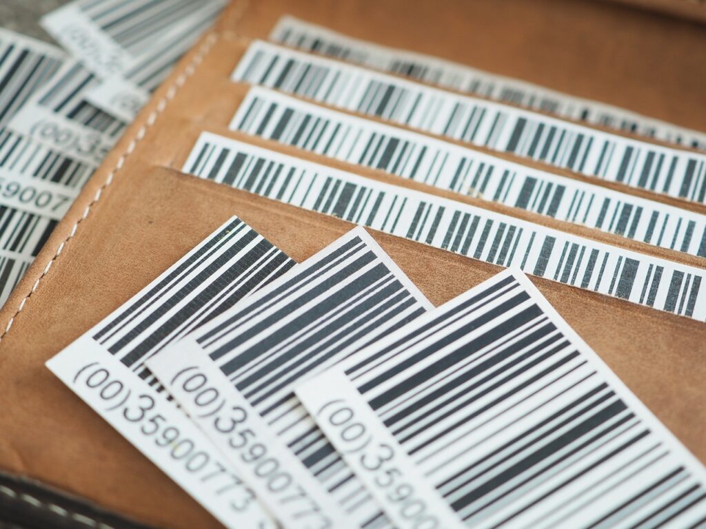 nanoszenie kodów kreskowych na produkty